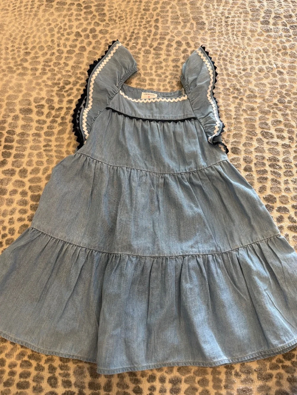 Crewcuts denim dress size 4